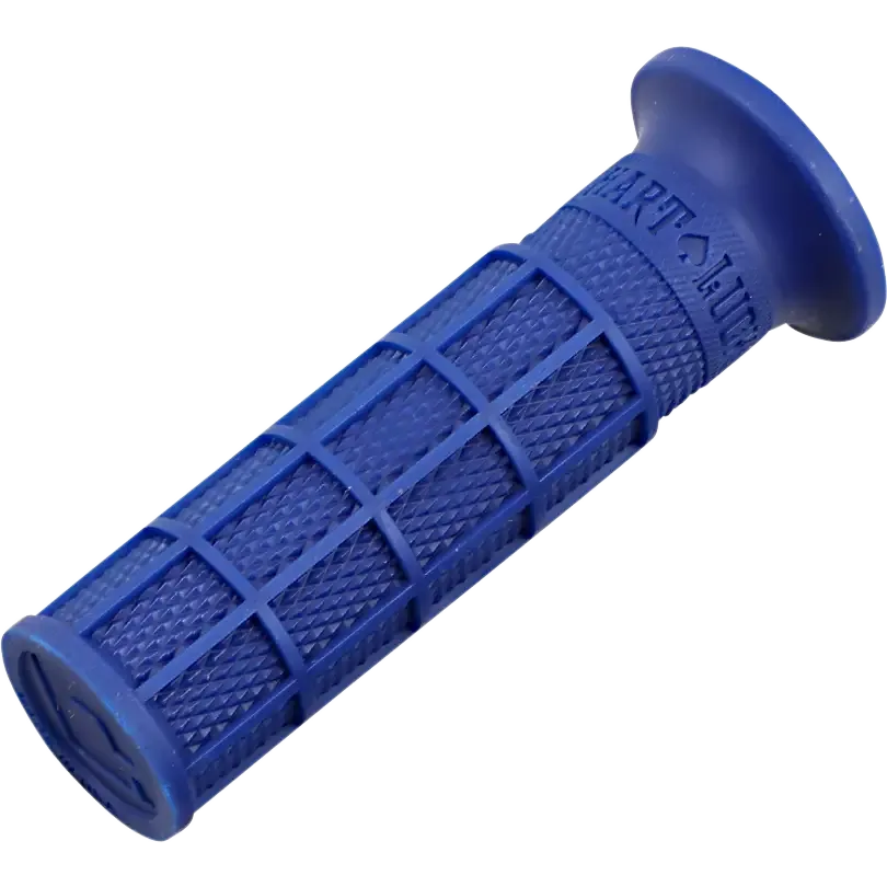 ODI Hart-Luck Signature Full-Waffle Slip-On Grips - Blue V02FWDU