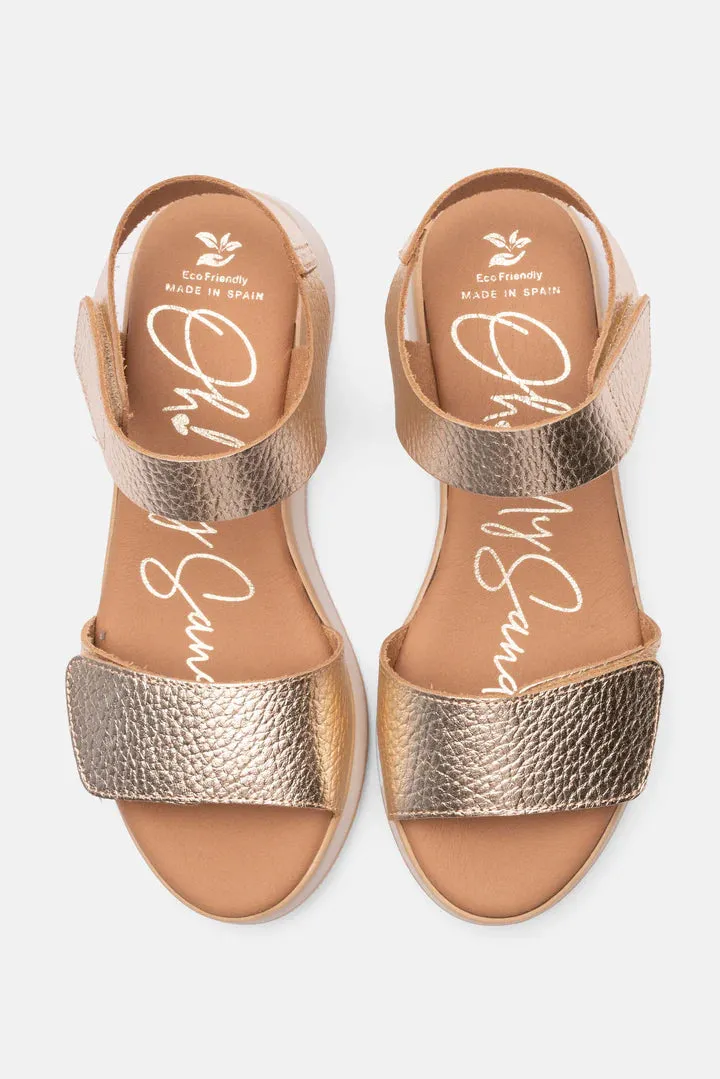 Oh My Sandals Metallic Sandal|5660CHAM