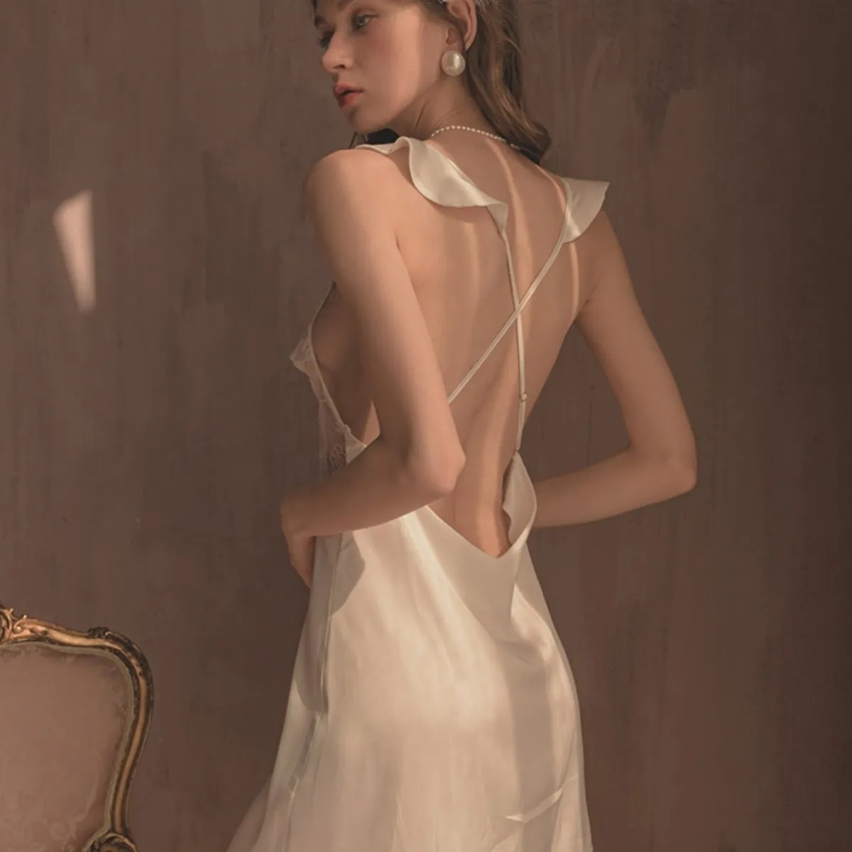 Olivia satin slip