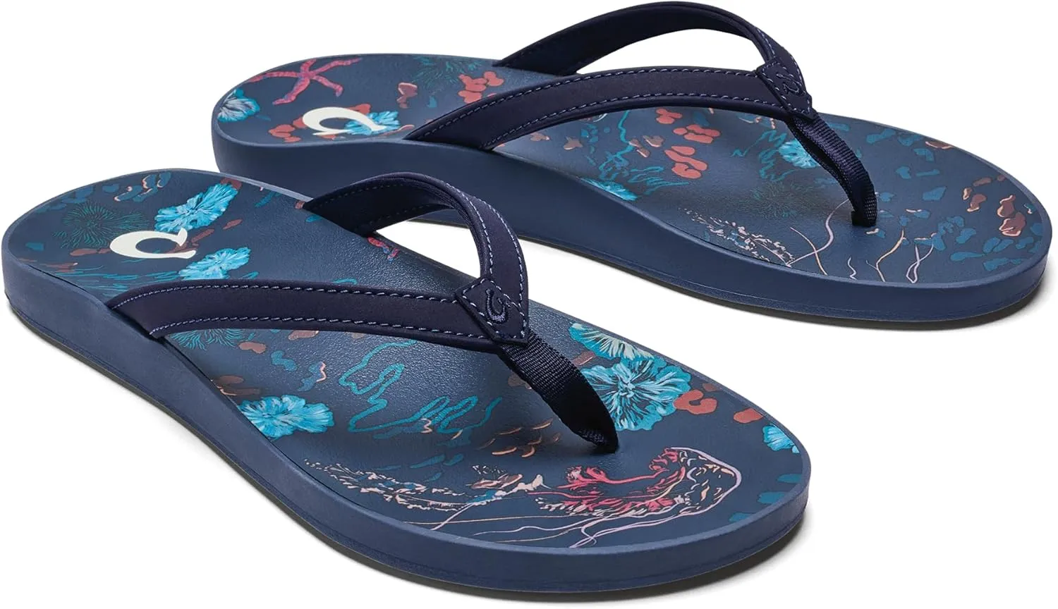 OLUKAI Puawe Women's Beach Sandal, Water-Friendly Flip-Flop Slides, All-Day Wear & Ultra-Soft Comfort Fit
