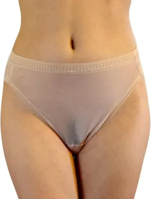 OnGossamer womens Gossamer Mesh Hi-cut Panty briefs underwear, Champagne, X-Large US