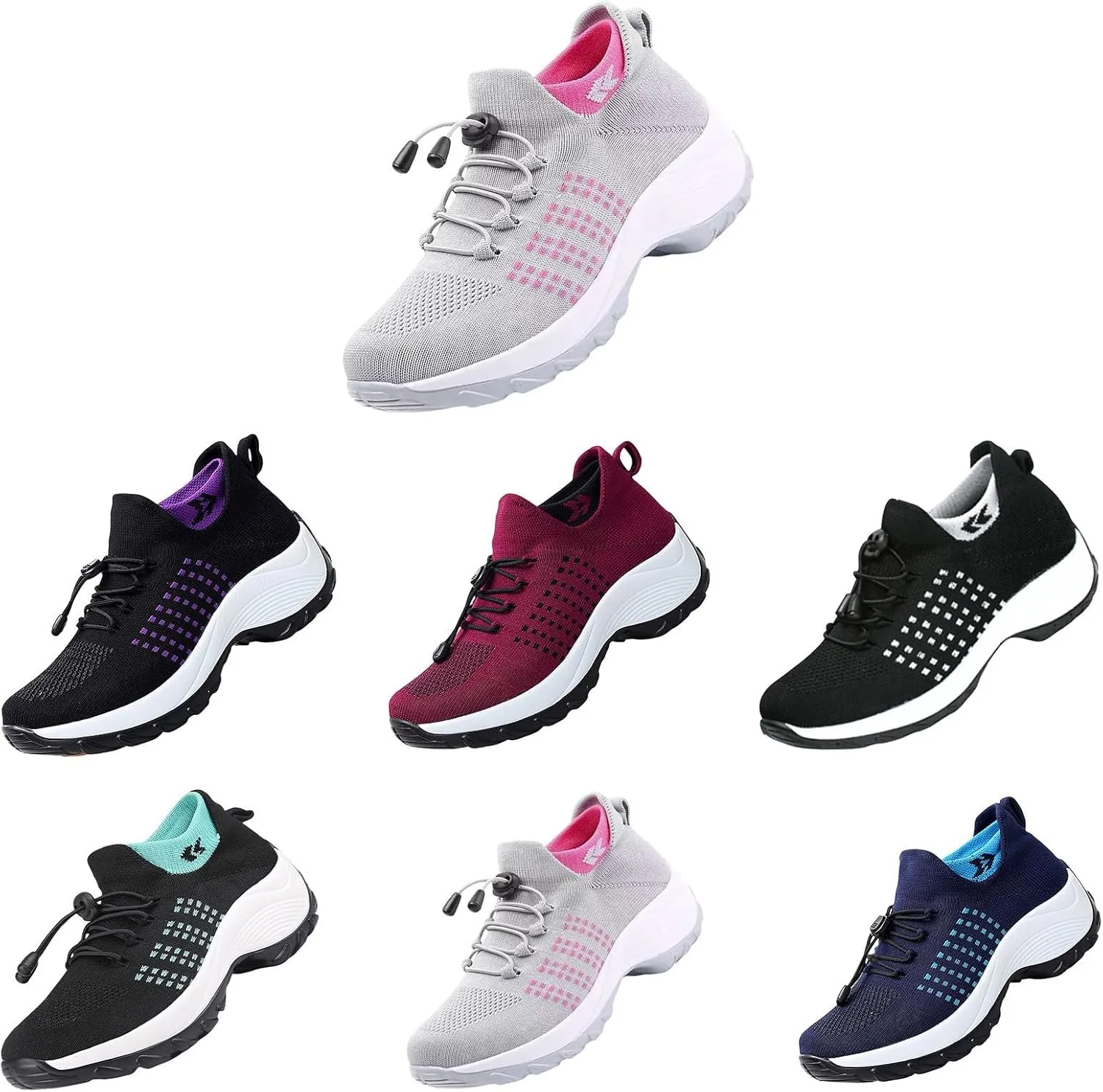 Ortho Stretch Cushion Shoes for Women Comfortwear Orthopedic Sneakers Ortho Breathable Shoes for Plantar Fasciitis