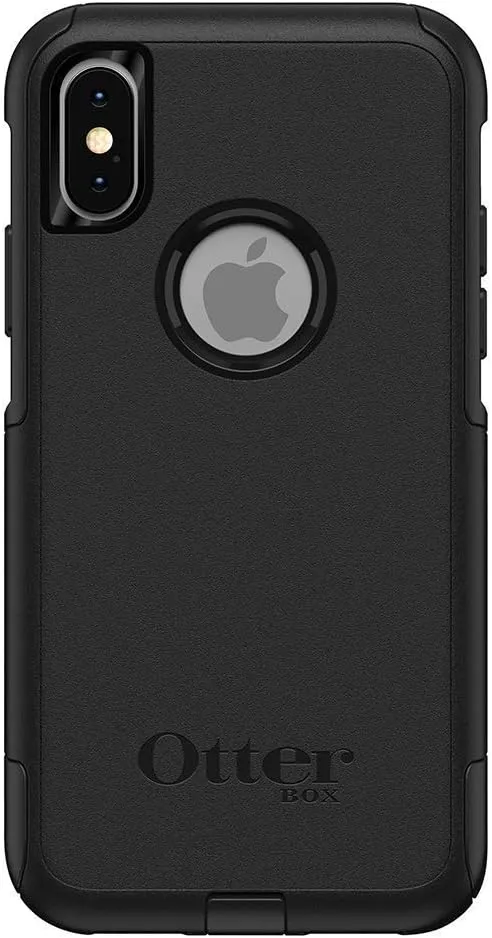 OtterBox iPhone Xs and iPhone X Commuter Series Case - Black, Slim & Tough, Pocket-Friendly, with Port Protection