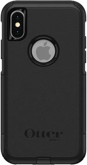 OtterBox iPhone Xs and iPhone X Commuter Series Case - Black, Slim & Tough, Pocket-Friendly, with Port Protection