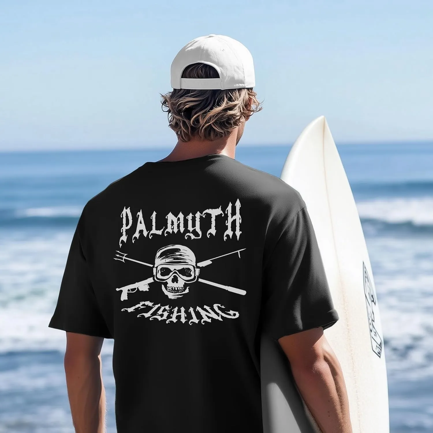Palmyth Fishing Shirts for Men Short Sleeve UPF 50  Sun Protection UV T-Shirt Tee