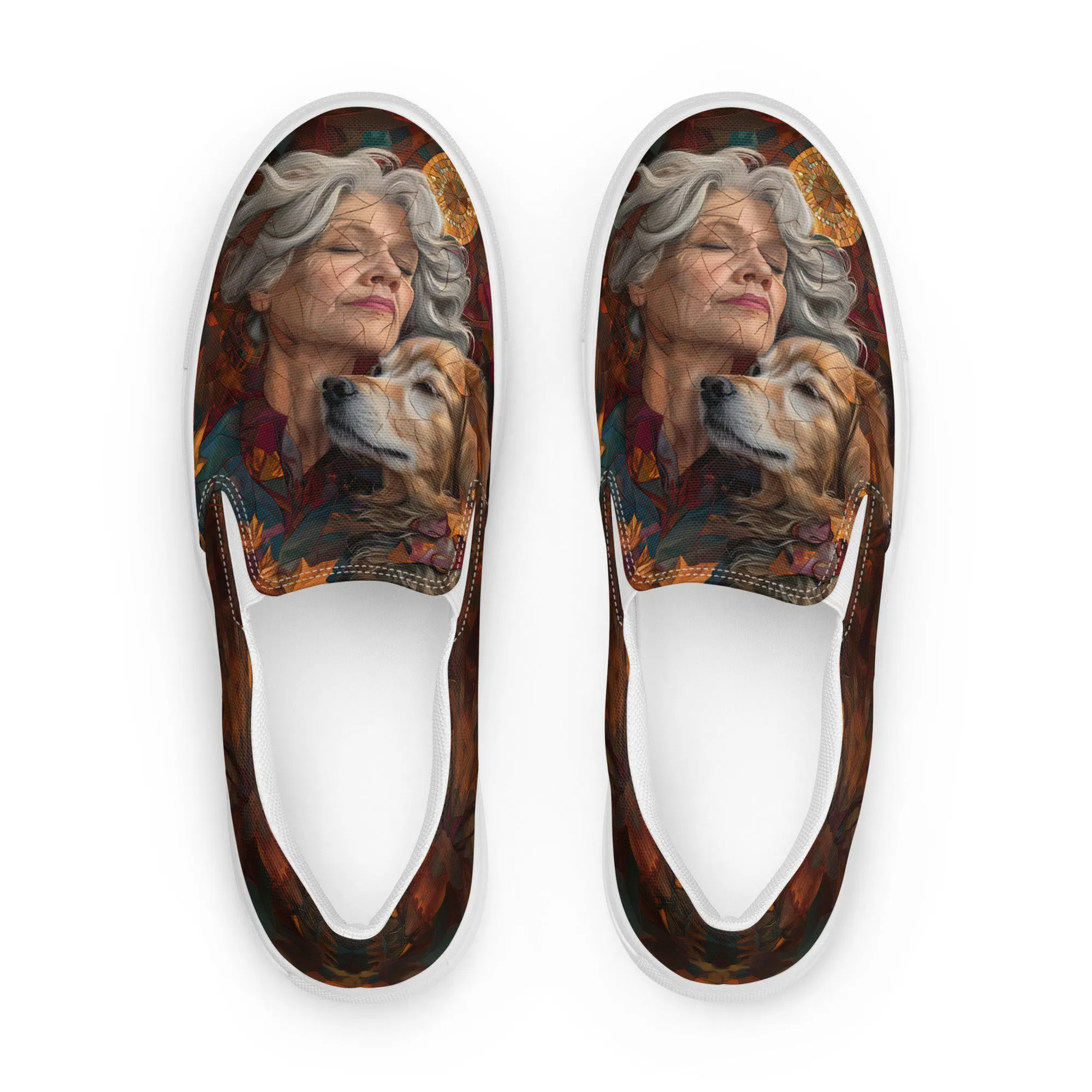 Paws & Peace Women’s slip-on canvas shoes