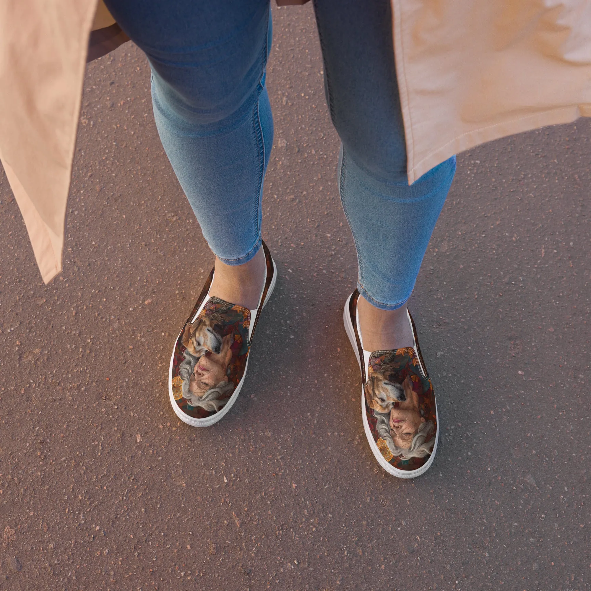 Paws & Peace Women’s slip-on canvas shoes