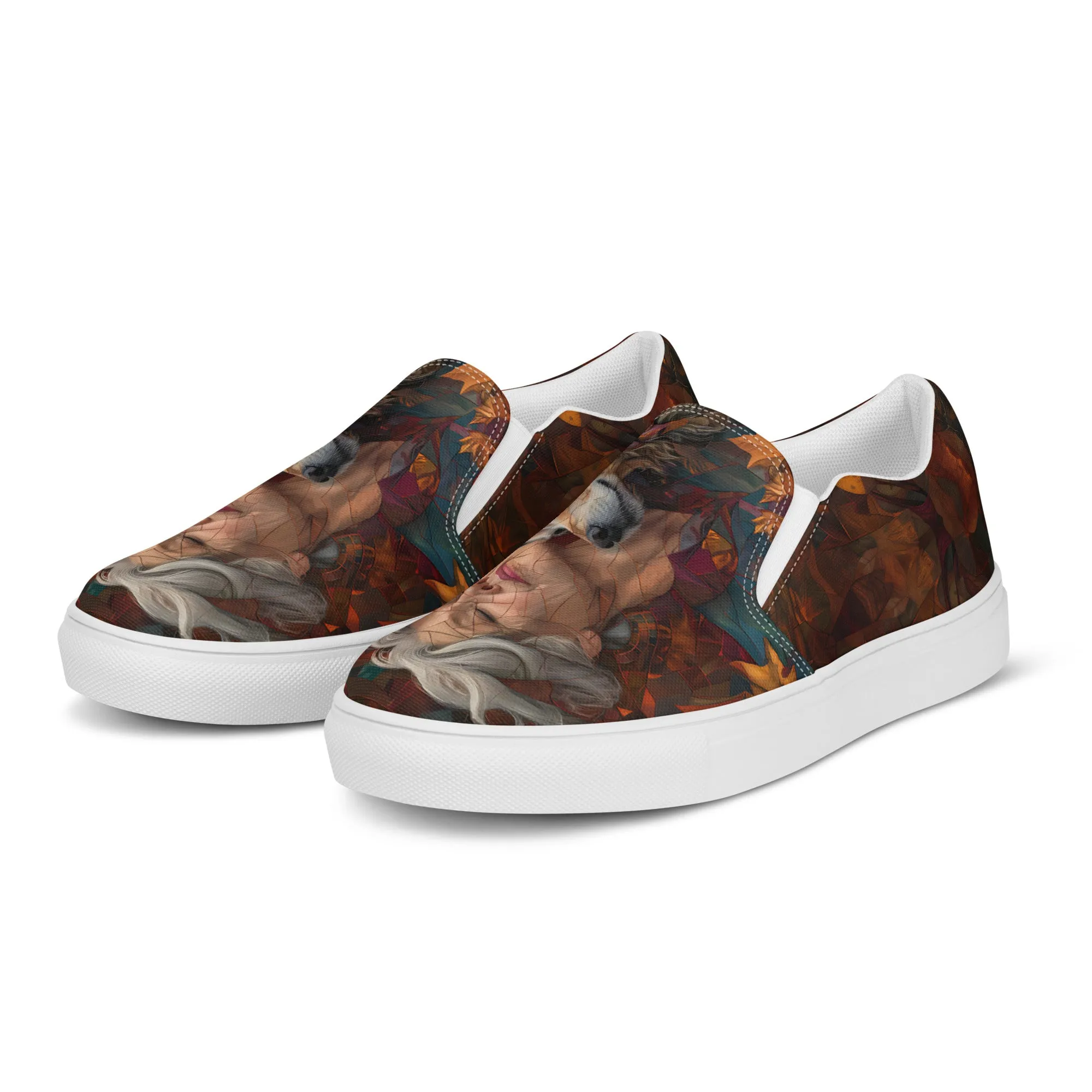Paws & Peace Women’s slip-on canvas shoes