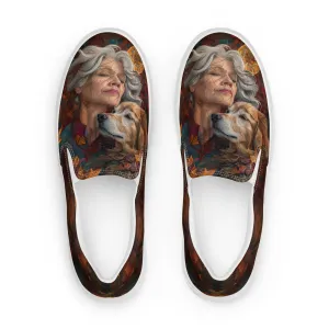 Paws & Peace Women’s slip-on canvas shoes