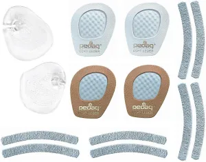 Pedag Sexy Summer Sandals Kit: Thong Cushions, Forefoot Grips (tan and White) and Strap Grips. One Size, Multi, One Size