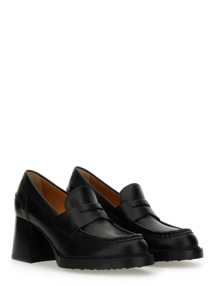 Penny Loafer With Chunky Heel