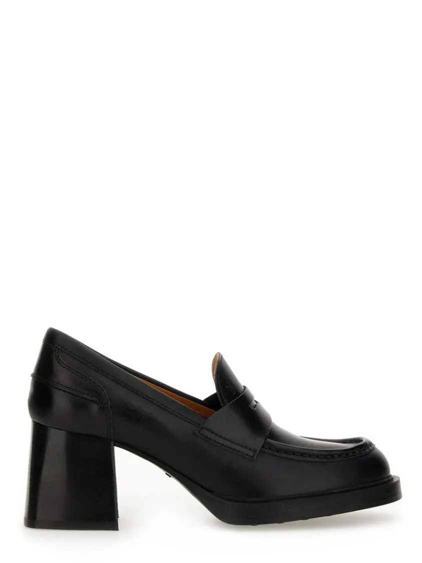 Penny Loafer With Chunky Heel