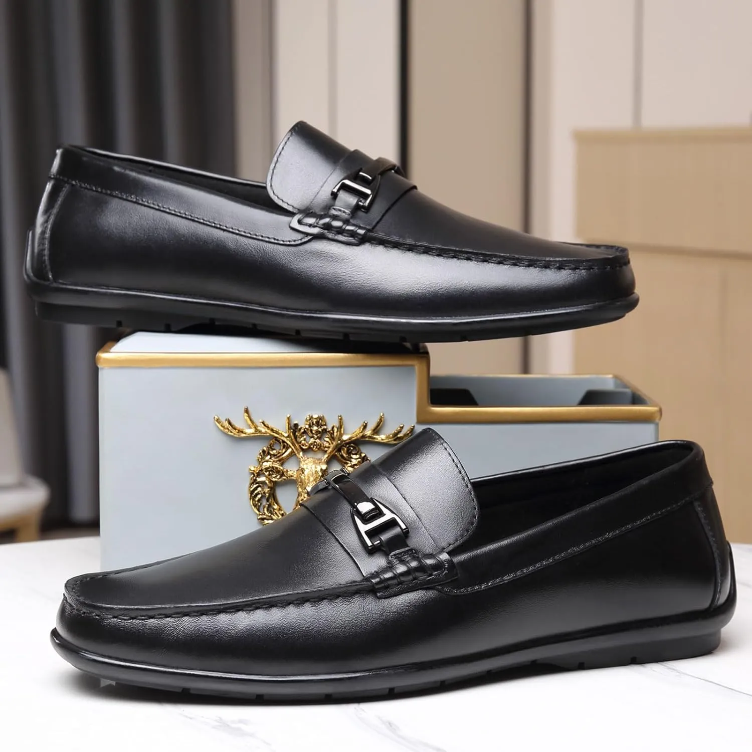Penny Loafers for Men Mens Driving Loafers Dress Loafers Lightweight Soft