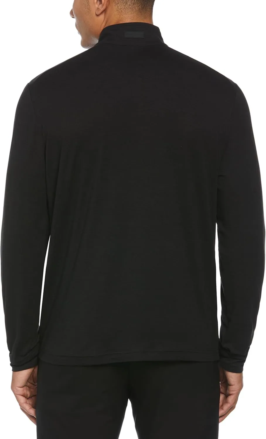 Perry Ellis Men's 1/4 Zip Long Sleeve Heather Stretch Golf Pullover, Sun Protection Water-Repellent (Available in Big & Tall)