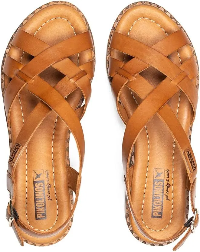 PIKOLINOS Flat Sandals Leather Algar for Woman