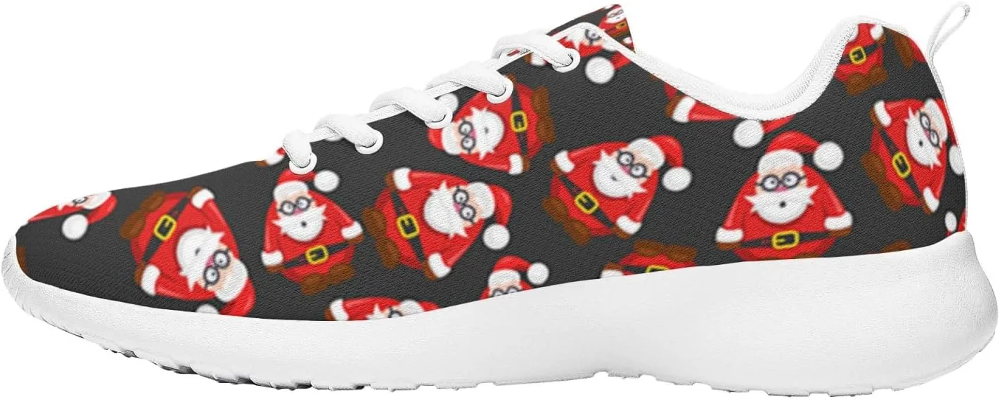 Pitovozu Christmas Decor Sneaker Men Athletic Shoes Running Shoes Comfortable Sports Walking Shoes