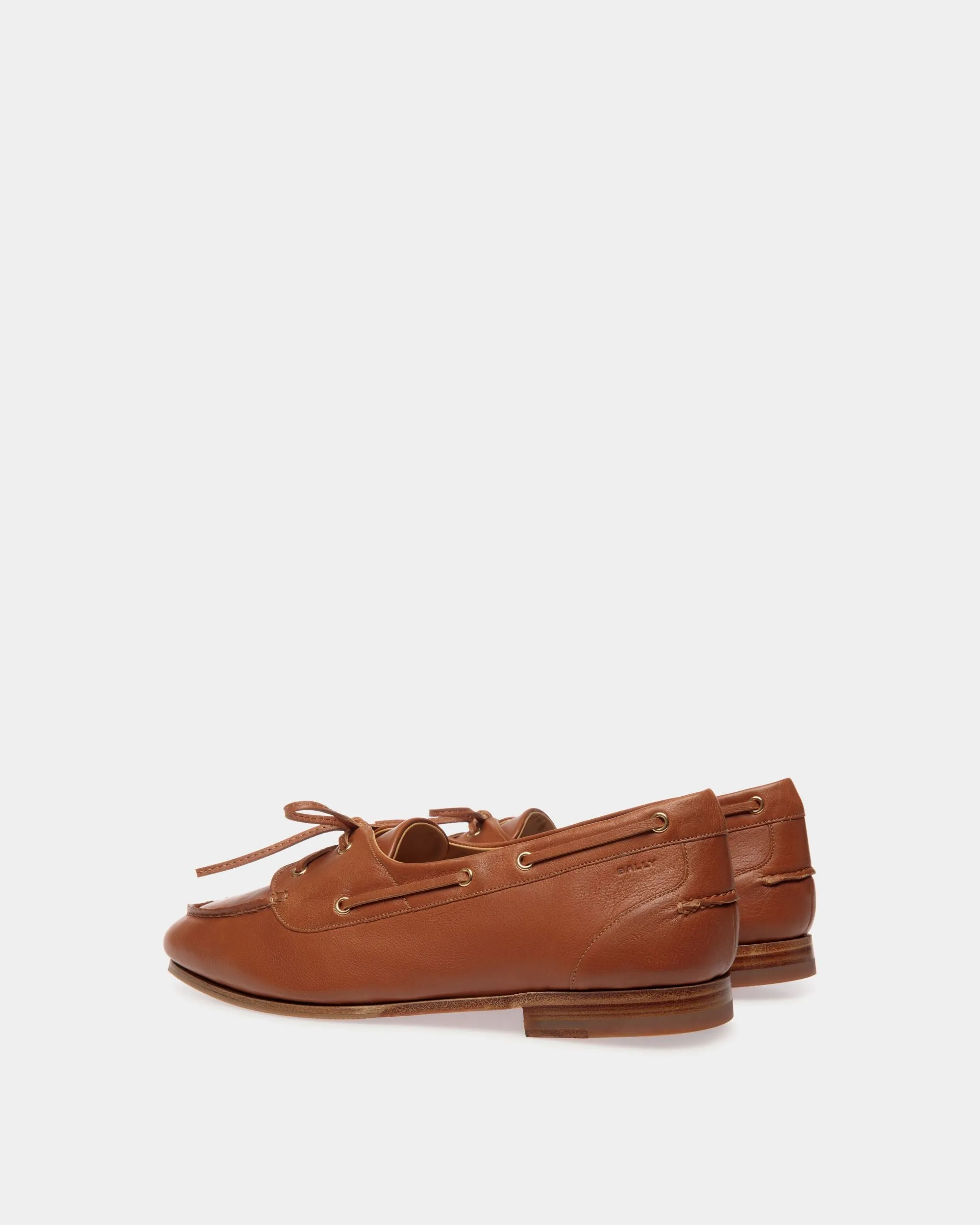 Plume Loafer in Brown Leather