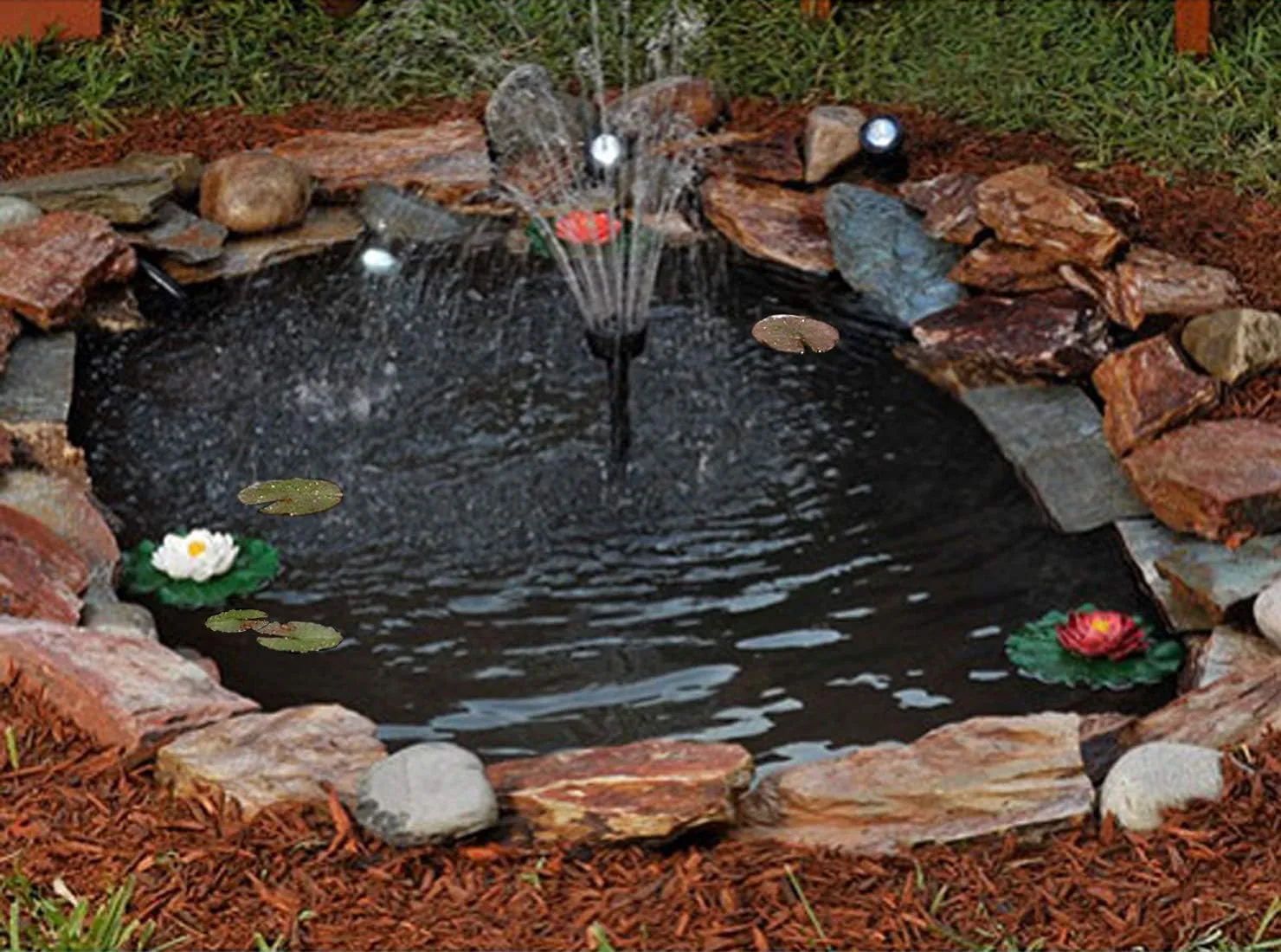 Pond Liner, 20 Mil 7 x 10 Feet Pond Liners for Outdoor Ponds, Black LDPE Fish Pond Liner for Small Ponds, Streams Fountains and Garden Waterfall