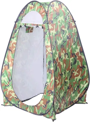 Pop Up Privacy Tent,Portable Outdoor Camping Bathroom Toilet Tent Changing Privacy Shelters Room for Hiking and Beach Sun Shelter Picnic- Waterproof,Camouflage