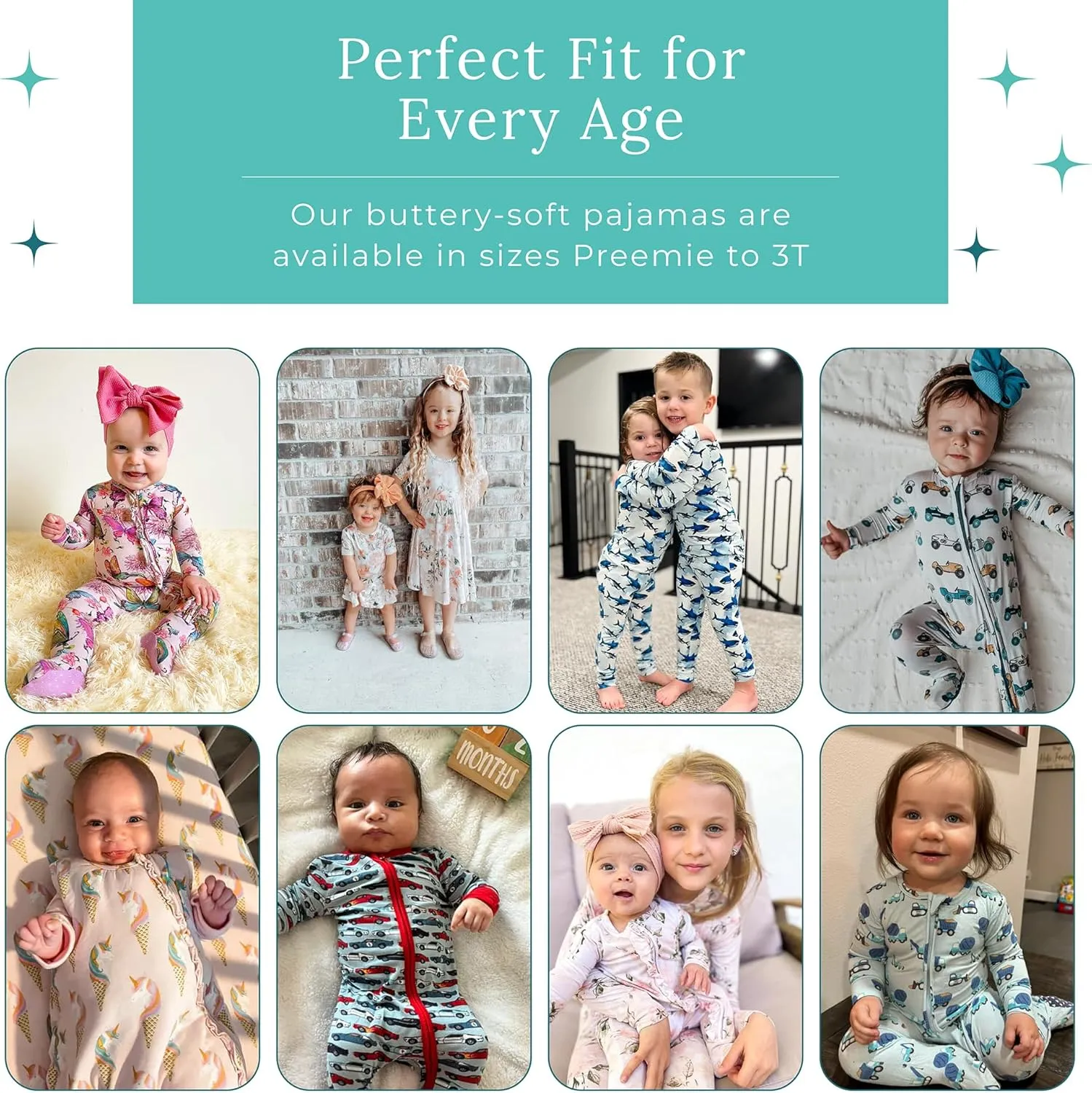 Posh Peanut Baby Boy Footie Pajamas - Soft Viscose Made from Bamboo 2 Way Zipper Sleepers & Onesies