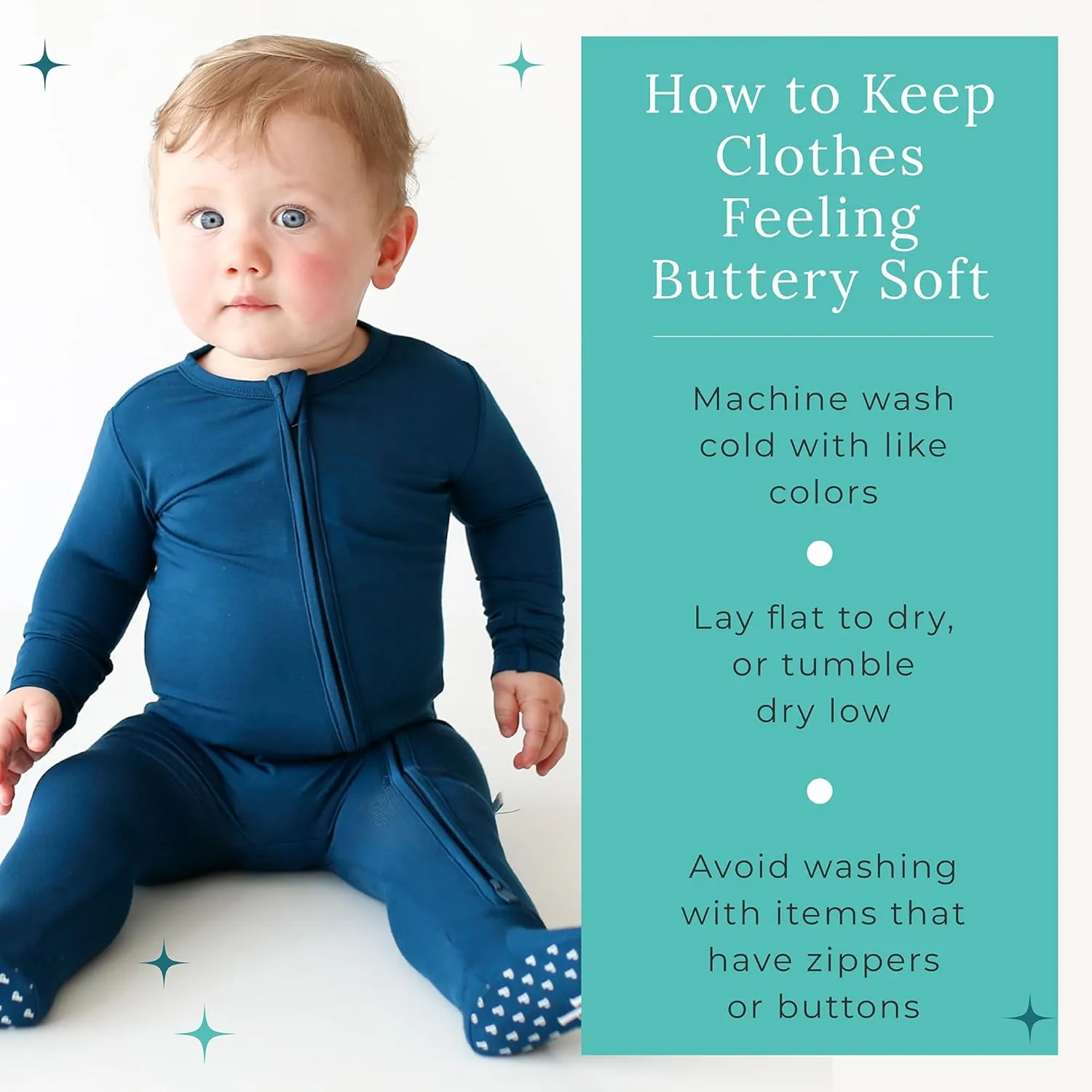 Posh Peanut Baby Boy Footie Pajamas - Soft Viscose Made from Bamboo 2 Way Zipper Sleepers & Onesies