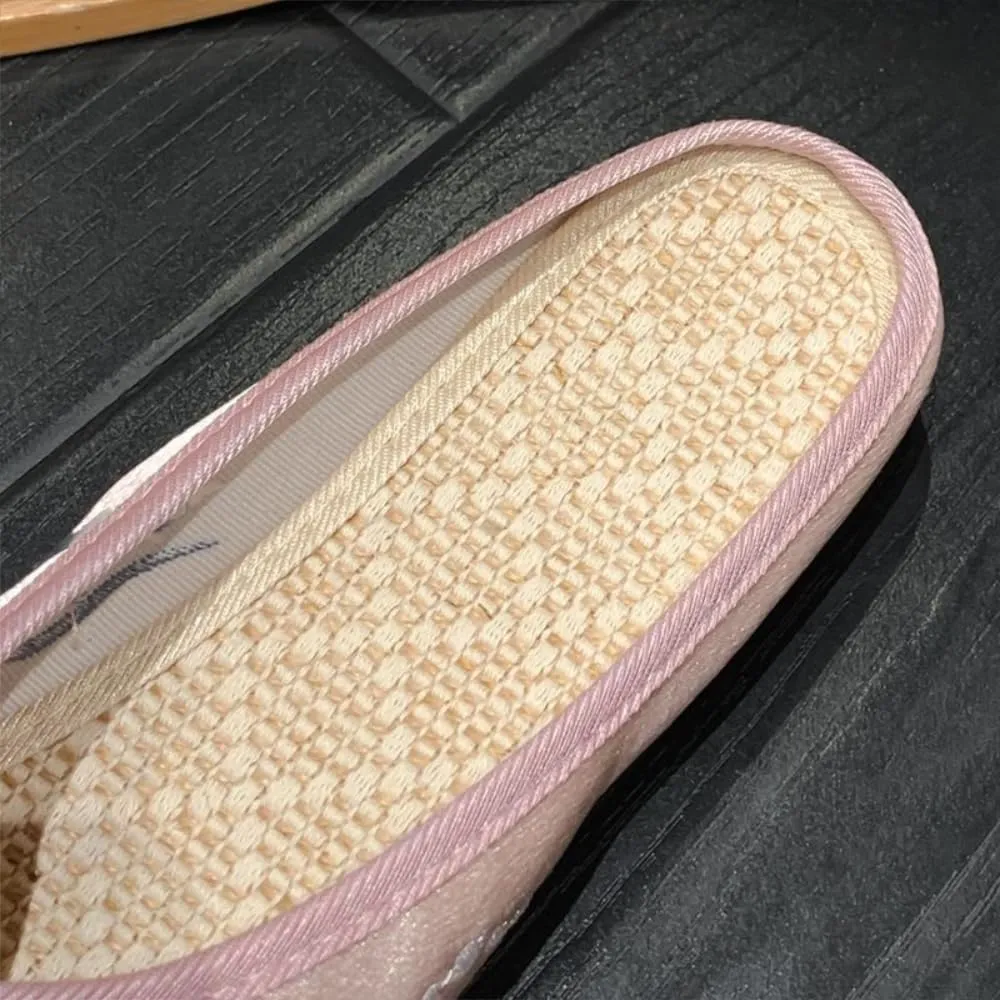 Premium Luxury Asian Satin Silk All Seasons Comfort Women's House Slippers Non Slip Indoor Outdoor Soft Home Slip On Shoes