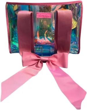 Prism BowMe Iridescent Tote | Holographic Water-Resistant Sandproof Bag for Beach, Gym, Travel