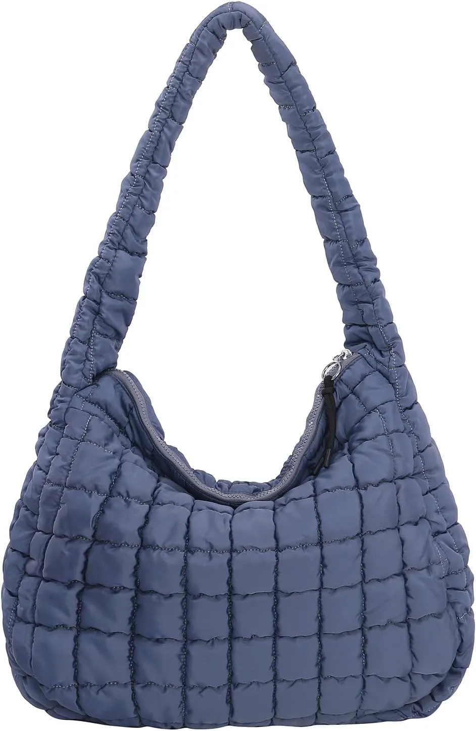 Puffer Tote Bag for Women Large Quilted Carryall Bag Soft Puffy Crossbody Lightweight Shoulder Handbags Work Travel