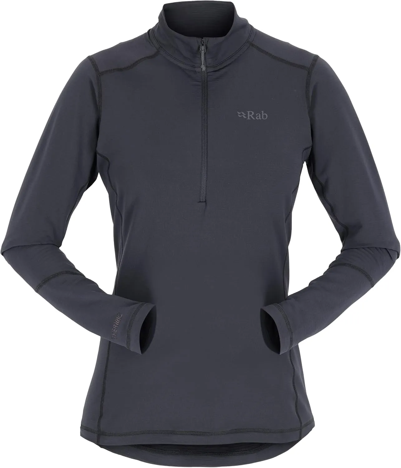 Rab Women's Conduit Pull-On Half-Zip Fleece Baselayer for Climbing & Skiing