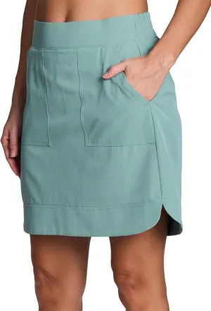 RBX Active Longer Length Skort for Women, Quick Drying Woven Pickleball Golf Skort with Pockets for Tennis, Hiking, Running