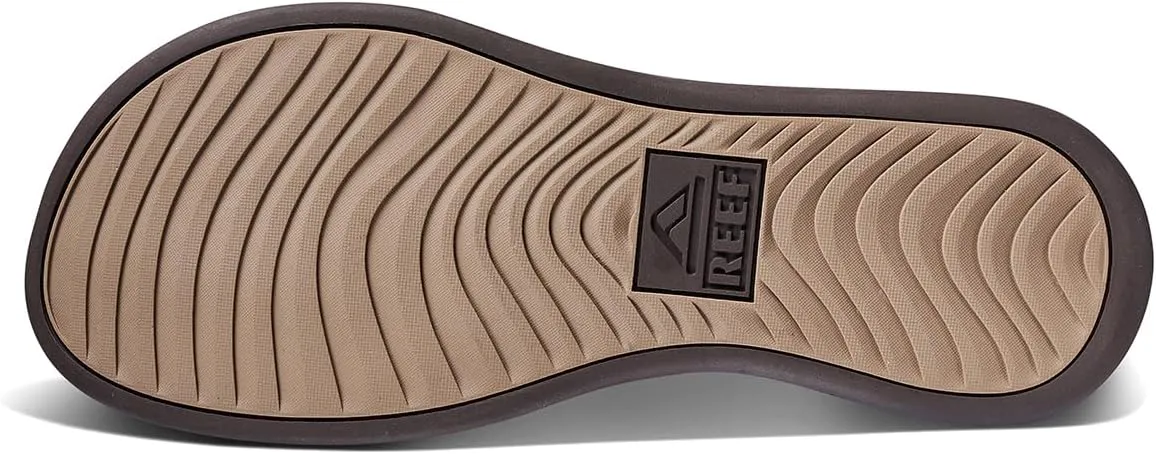 REEF Cushion Lux Men's Flip Flop, Ultra Soft Cushion Footbed, Full Grain Leather Strap