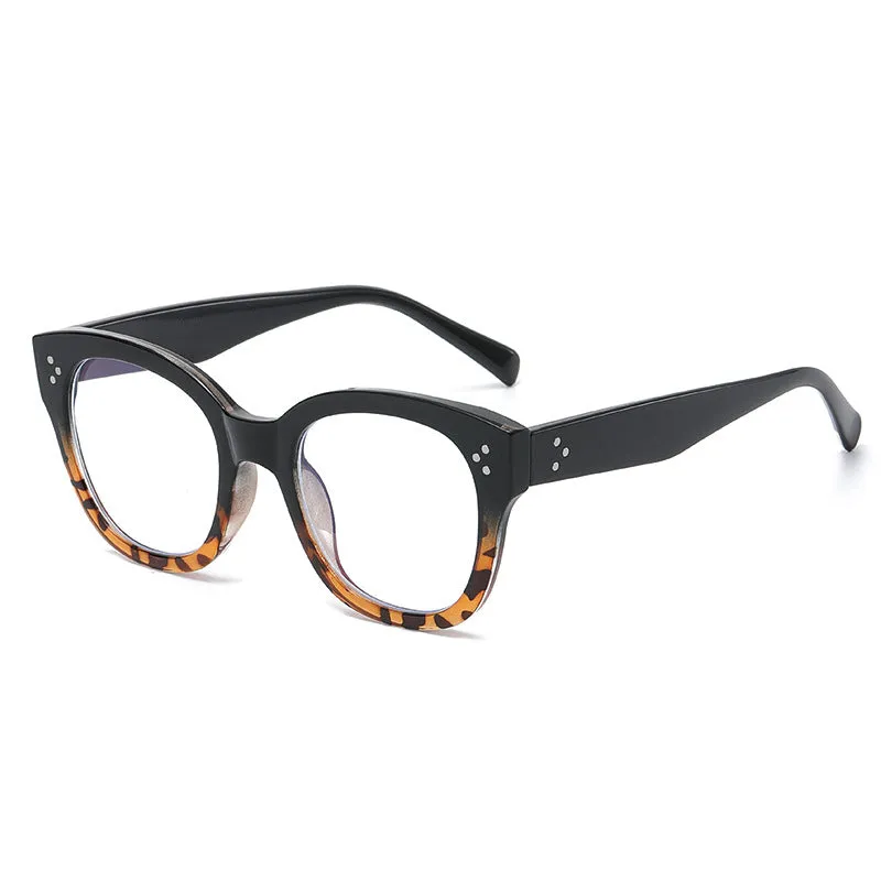 Retro Myopia Frame Glasses Manufacturers Wholesale Cross-border Glasses Frame New Box Anti-blue Light Glasses