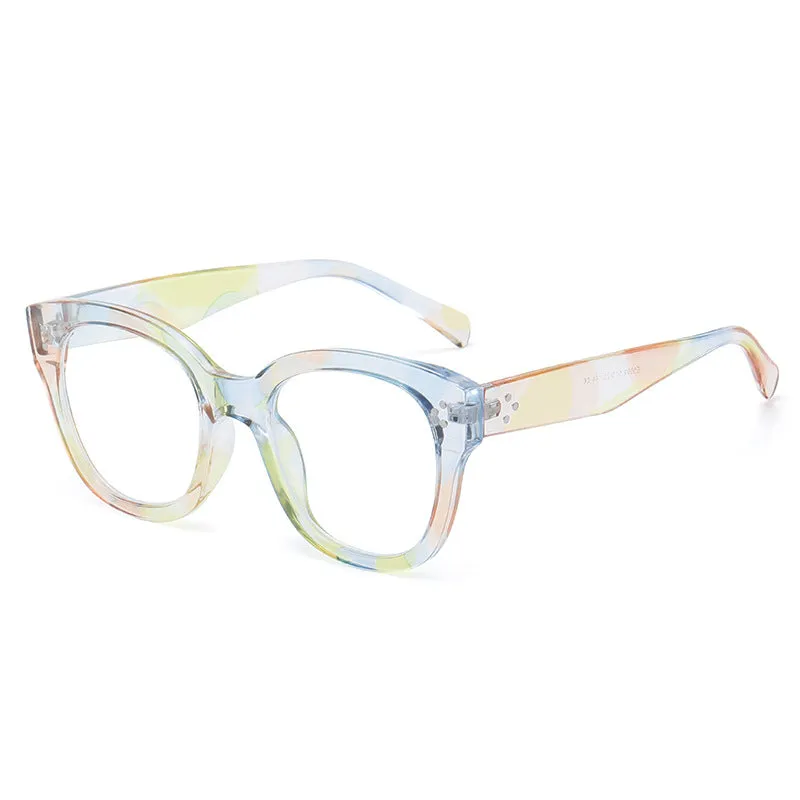 Retro Myopia Frame Glasses Manufacturers Wholesale Cross-border Glasses Frame New Box Anti-blue Light Glasses