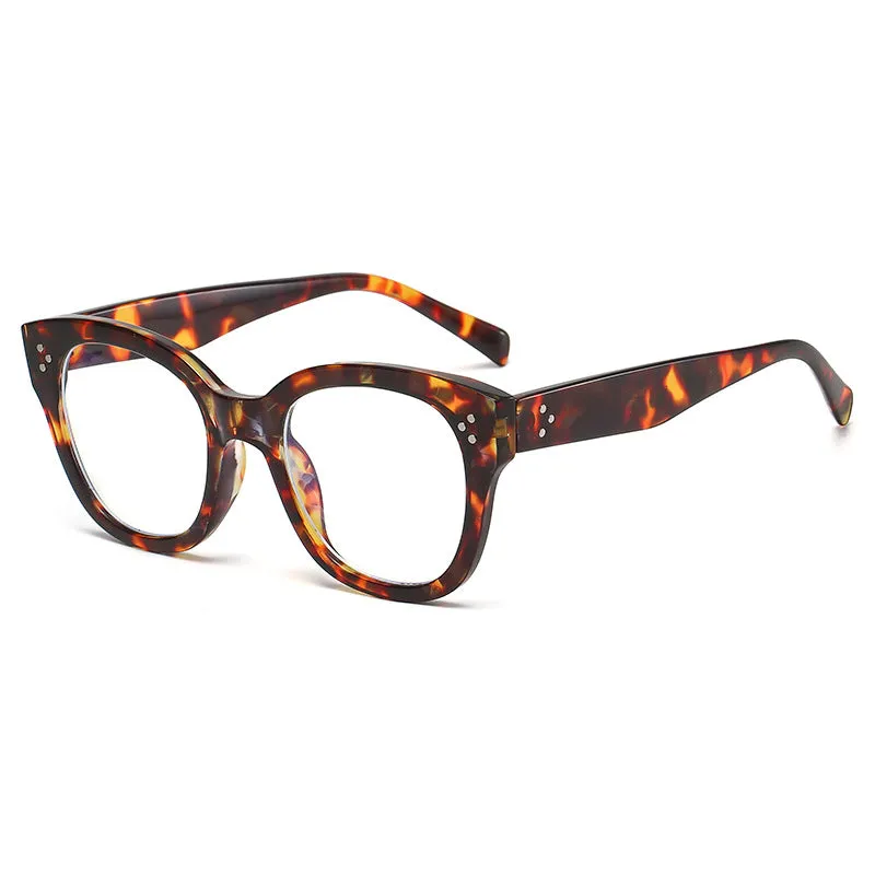 Retro Myopia Frame Glasses Manufacturers Wholesale Cross-border Glasses Frame New Box Anti-blue Light Glasses