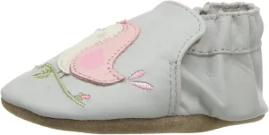 Robeez Baby Girls and Unisex Soft Soles Slip-Resistant Crib Shoes Slippers for Infant and Toddler, 0-24 Months