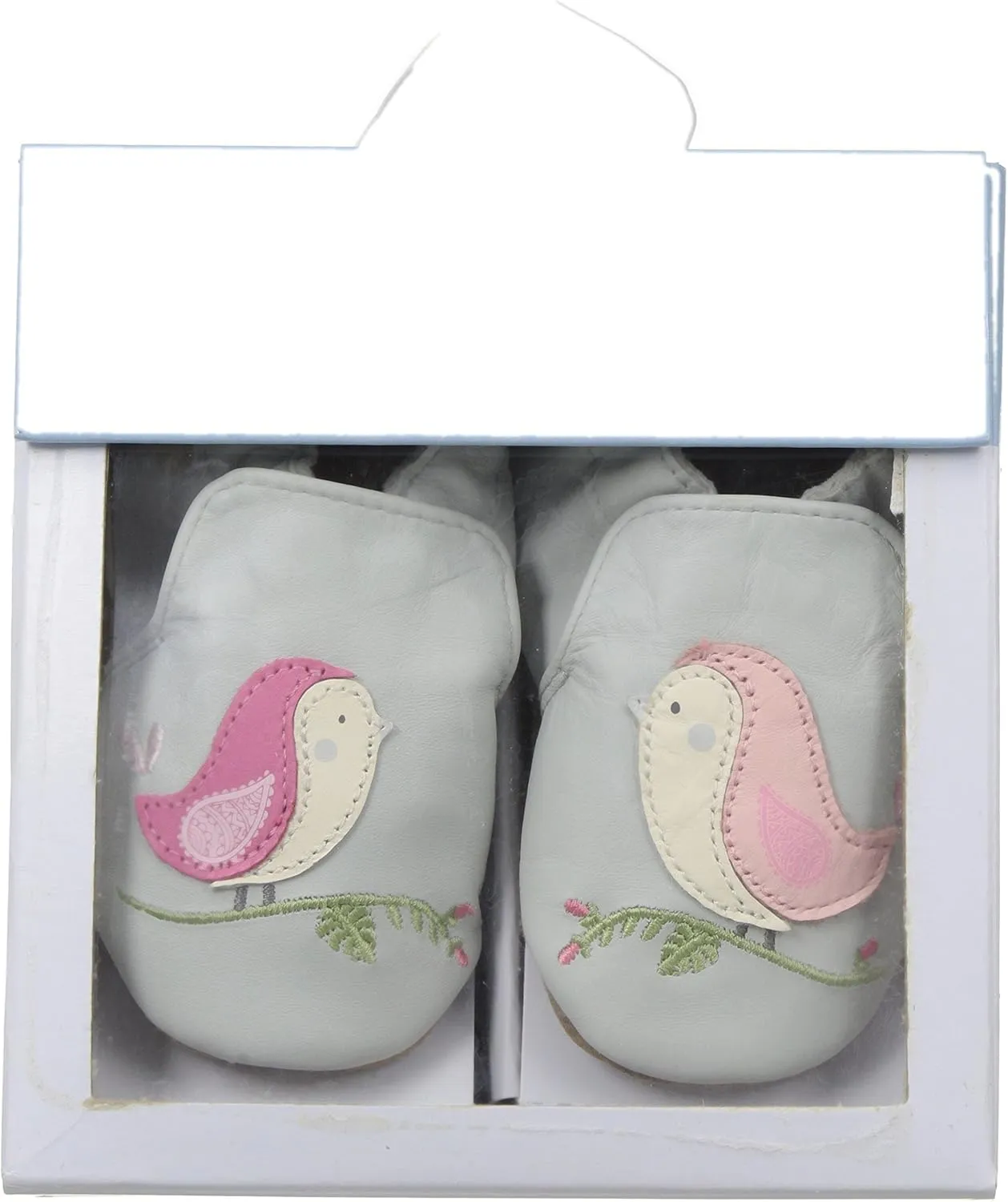 Robeez Baby Girls and Unisex Soft Soles Slip-Resistant Crib Shoes Slippers for Infant and Toddler, 0-24 Months