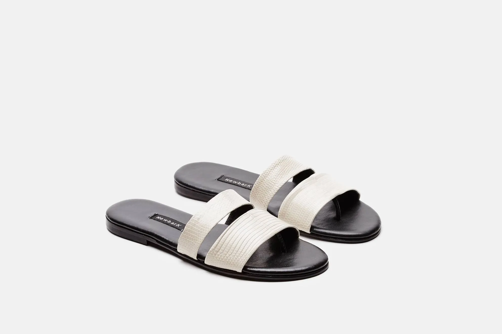 Roma III Sandal - Cream Lizard
