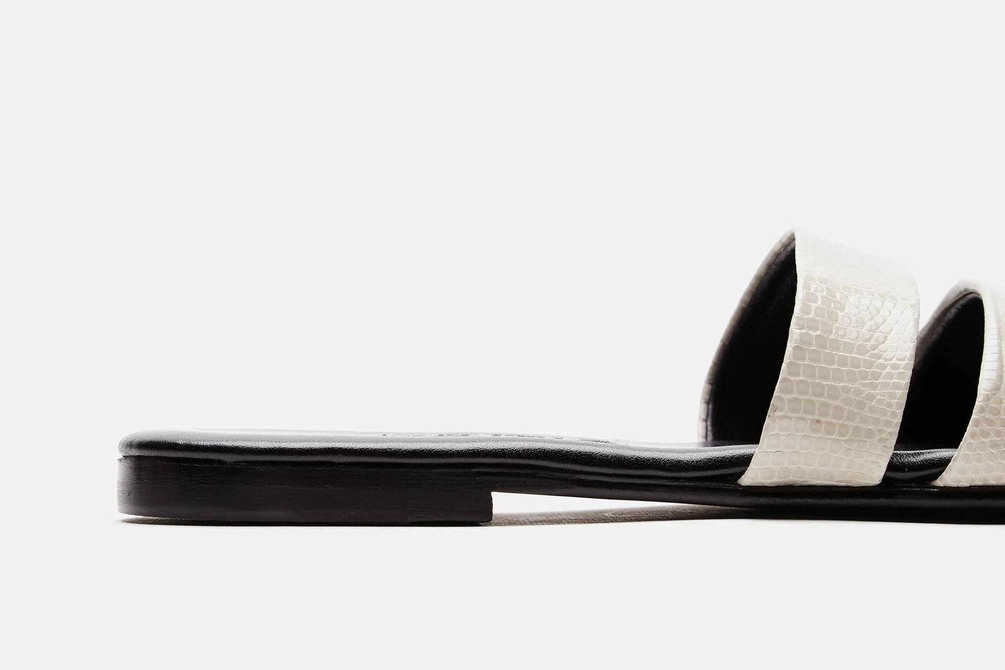 Roma III Sandal - Cream Lizard