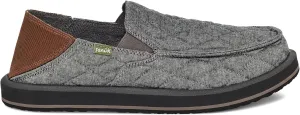 Sanuk Mens Donny Quilted Loafers for Men | Mens Shoes | Slip On Shoes for Men | Men's Slip-on Loafers | Memory Foam Footbed
