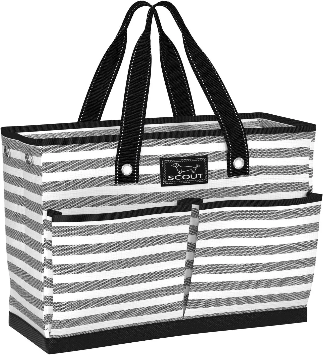 SCOUT BJ Bag - Large, Utility Tote Bag for Women, Nurses, Teachers and Moms with Zipper & 4 Exterior Pockets for Organizing.