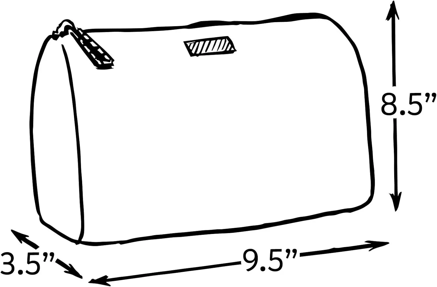 SCOUT Packin' Heat - Large, Water-Resistant, Zip Close Makeup Bag for Women- Toiletry Travel Bag - Cosmetic Bag