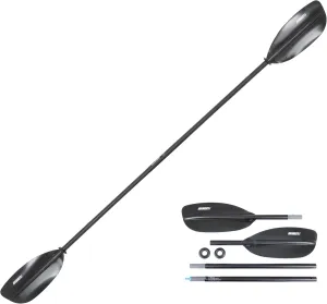 Sea Eagle AB50 8' 4 Part Double Ended Kayak and SUP Paddle with Carbon-Fiberglass Shaft and Asymmetrical Spoon Blades