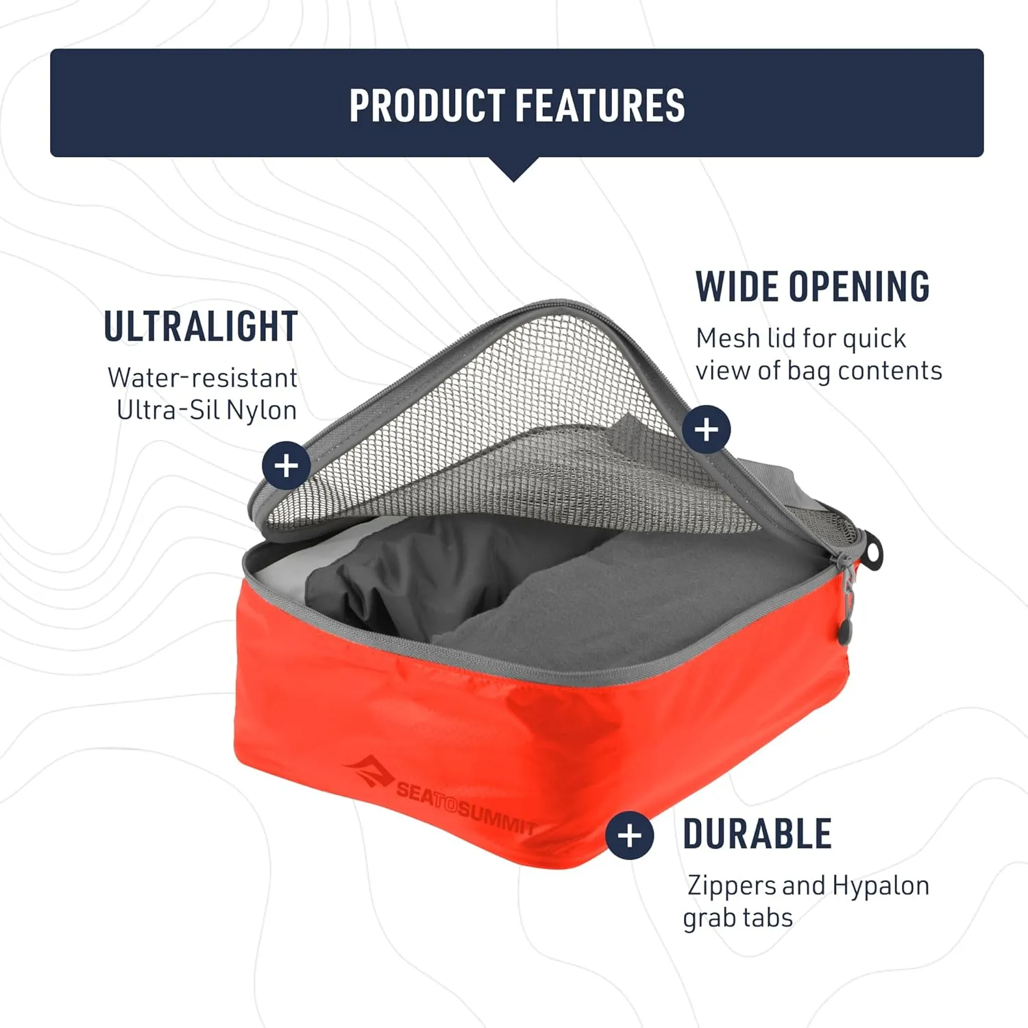 Sea to Summit Travelling Light Garment Mesh Bag Packing Organizer