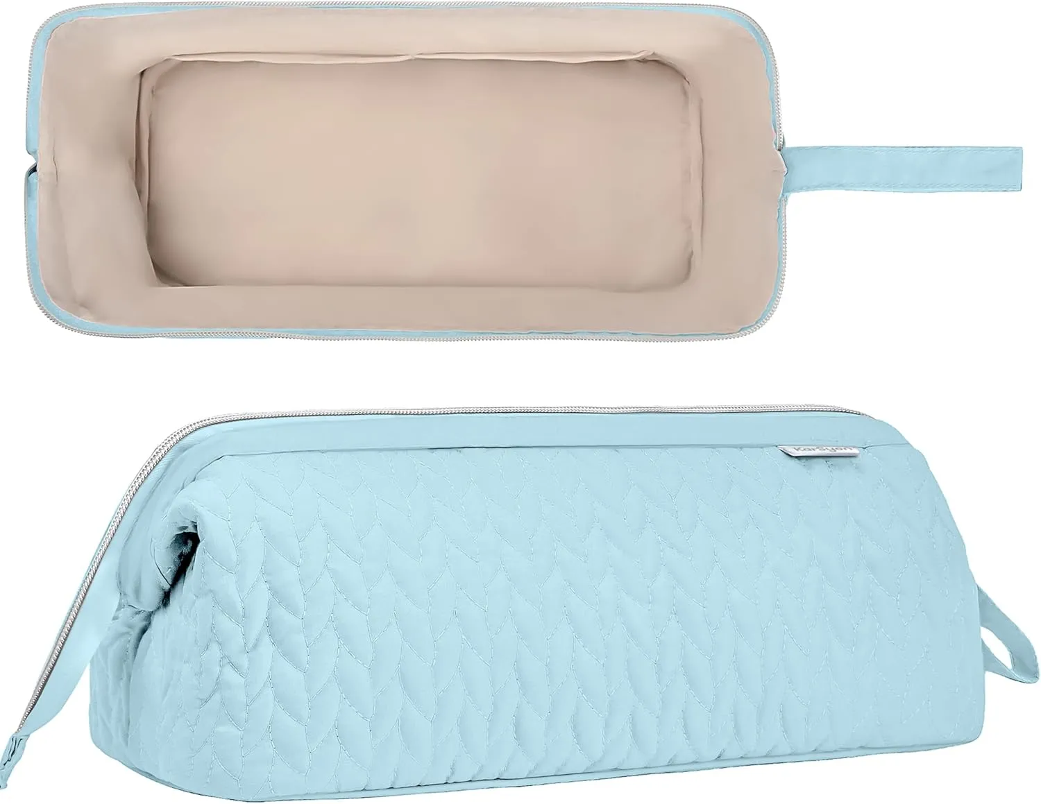 Shark Flex Style Case for Airwrap Hair Dryer Brush Revlon Hair Tools Travel Bag Carrying Case Flat Curling Iron Organizer (Light Blue)