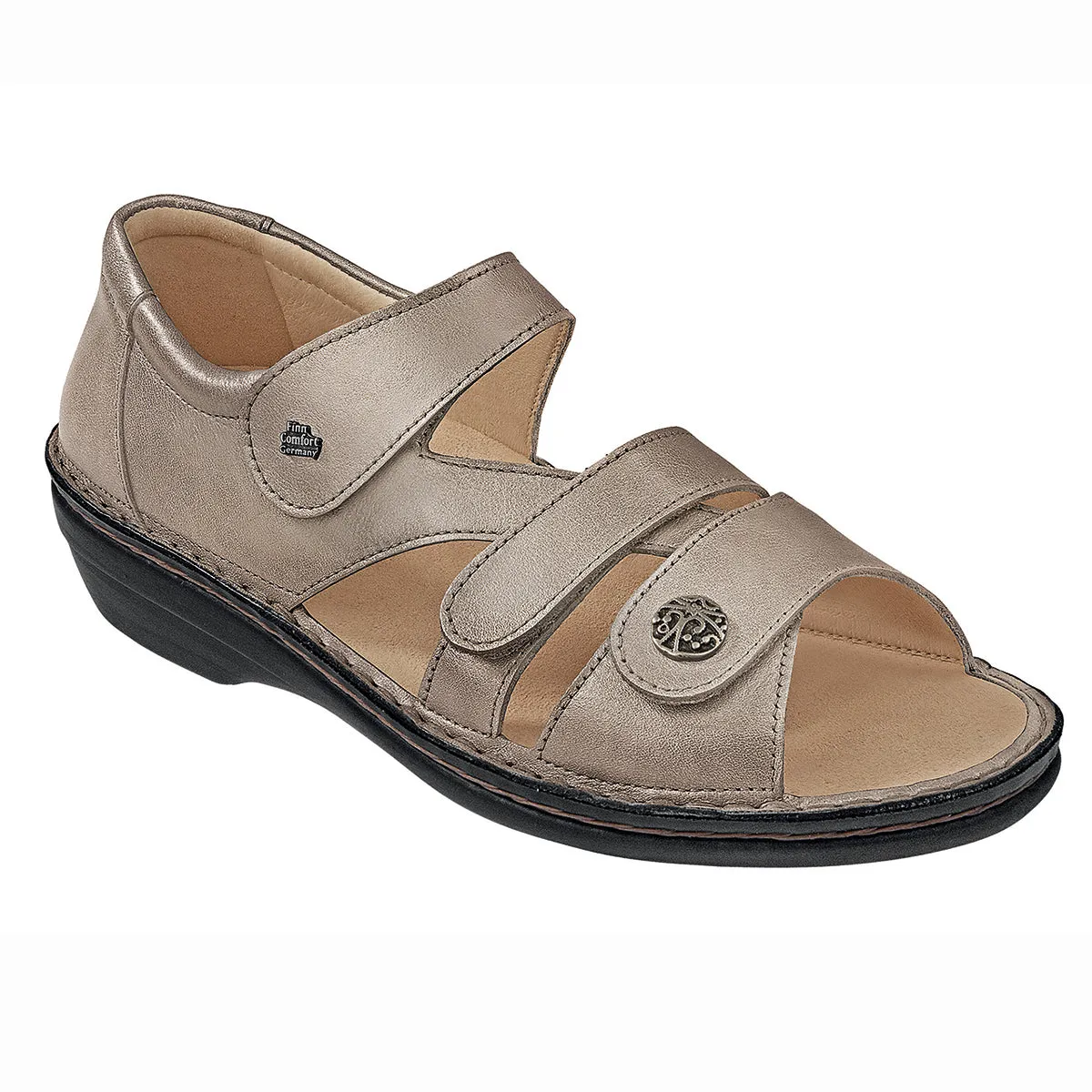 Sintra Soft Leather Velcro Sandals
