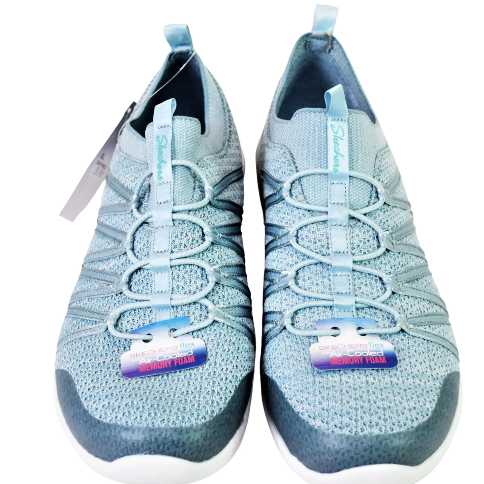 Skechers Arya Ladies Slip On Shoe Blue 6