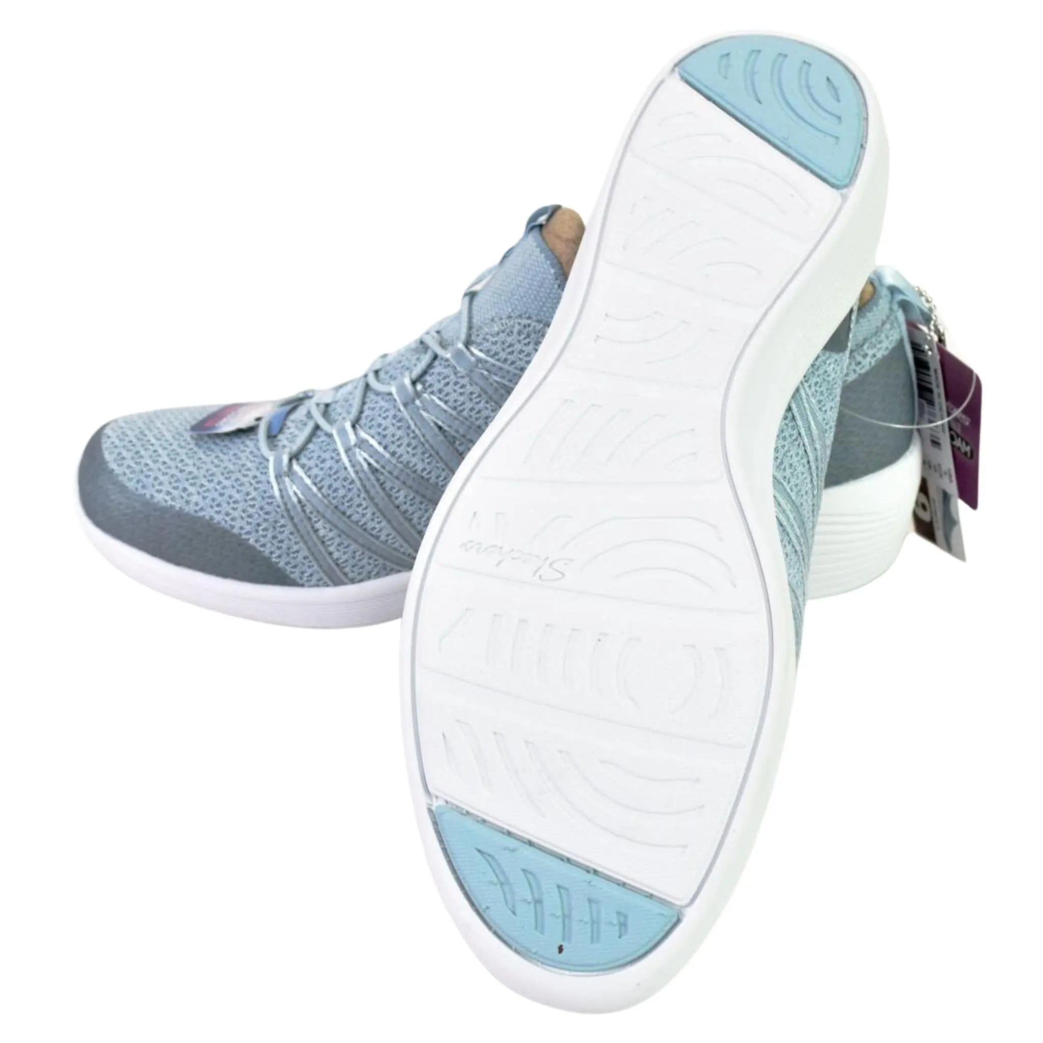 Skechers Arya Ladies Slip On Shoe Blue 6