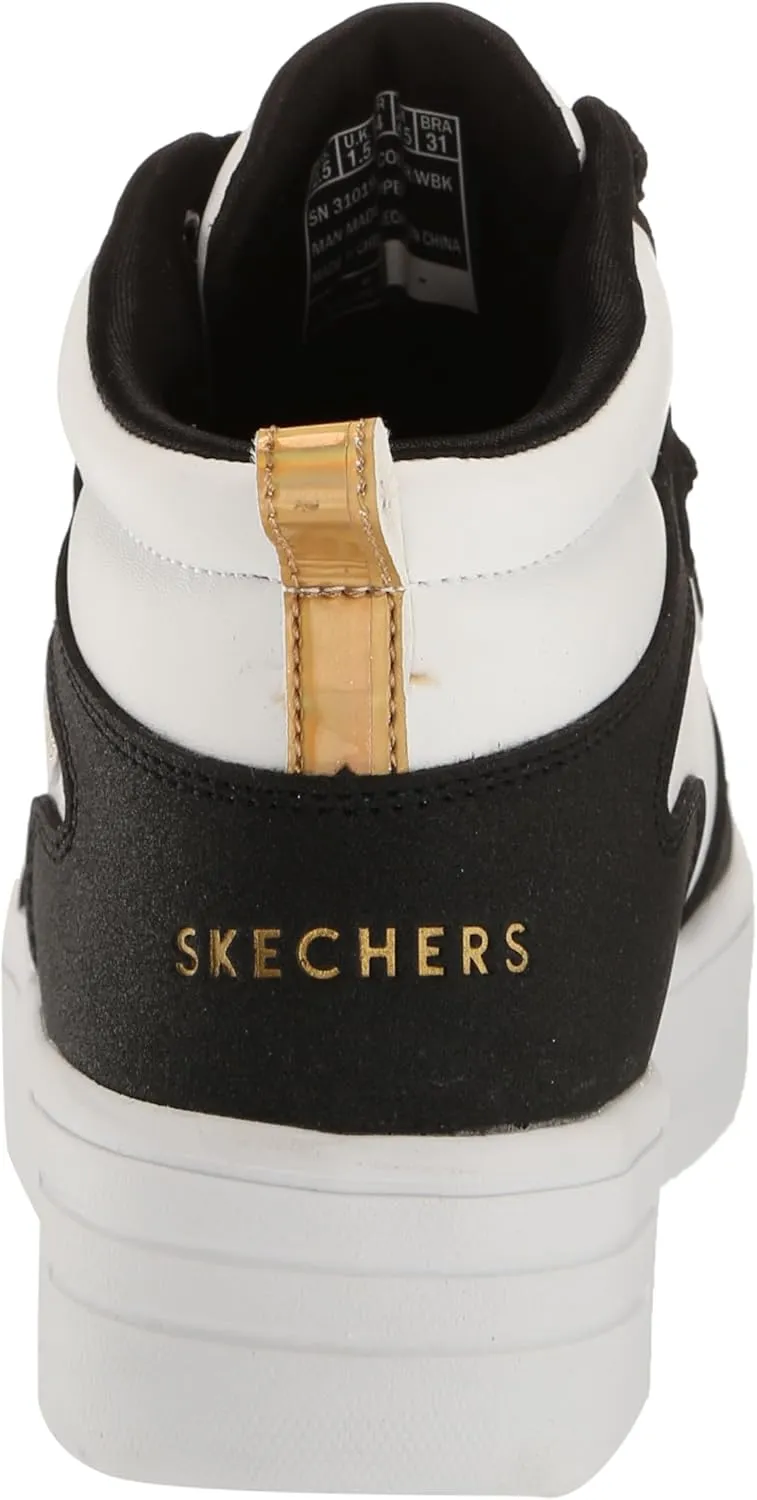 Skechers Girl's Court High-Shine Kicks Sneaker