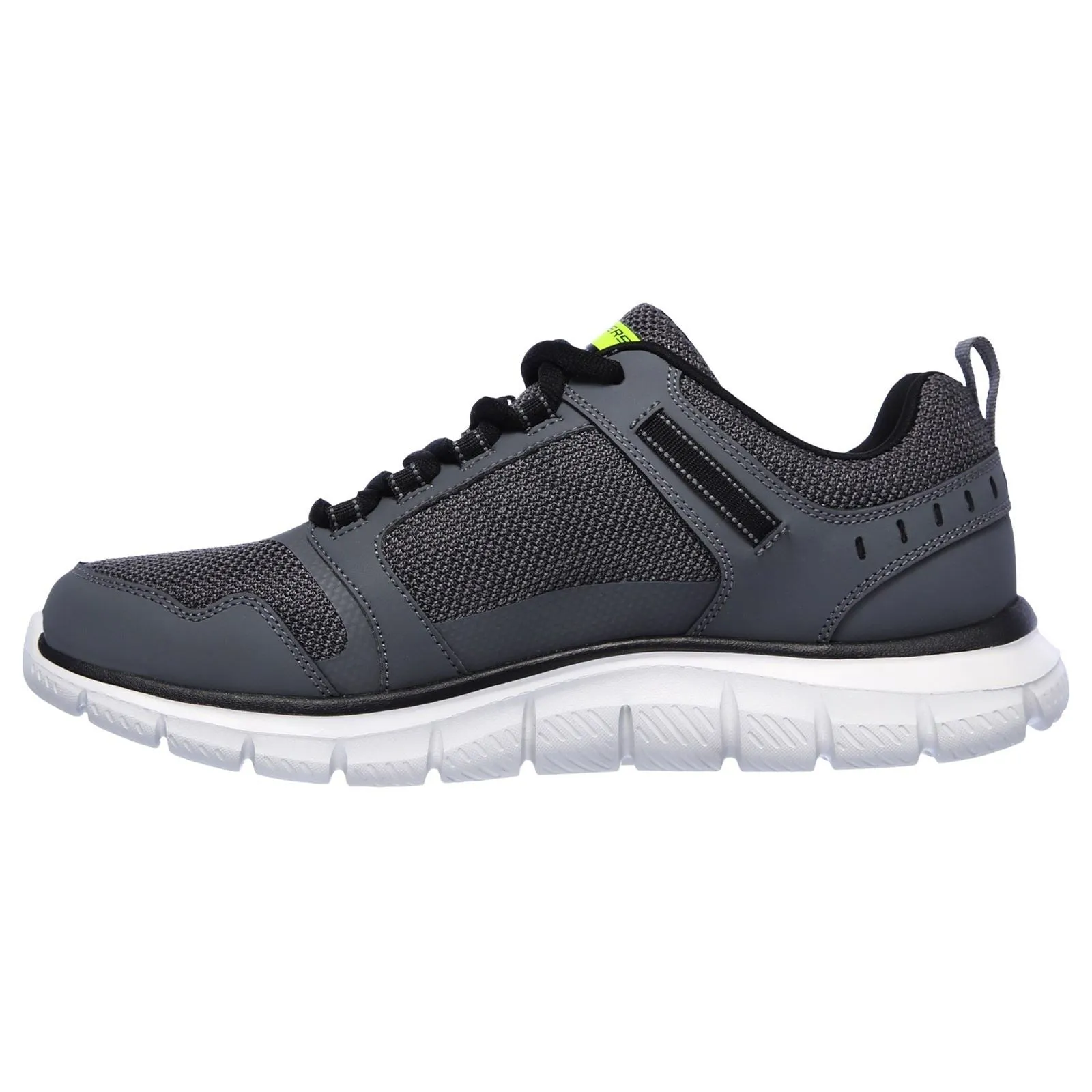Skechers Men's Track Knockhill Shoes in Charcoal/Black