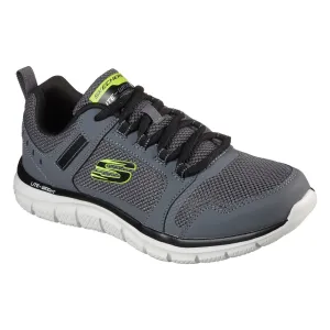 Skechers Men's Track Knockhill Shoes in Charcoal/Black